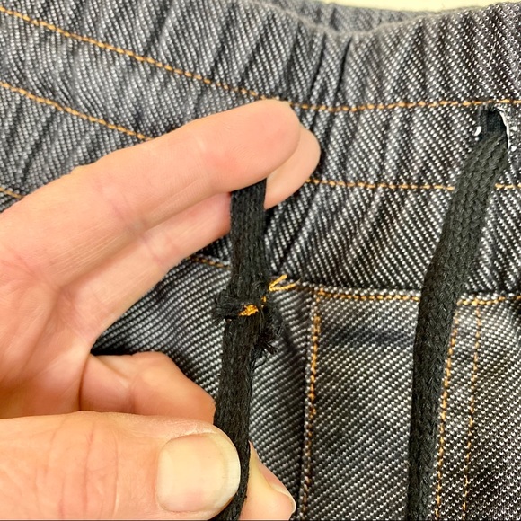 Stretch Joggers Sweats Blue XL Pull-On Denim Look Workout Pants Loungewear - Picture 11 of 16